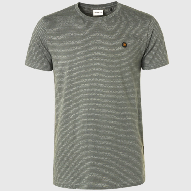 t-shirt crewneck 2 coloured jacquard 17350711 123 no excess t-shirt