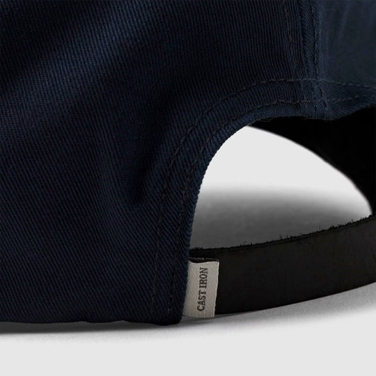 cac2302102 5287 cast iron logo embroidery cap cast iron pet navy crop3