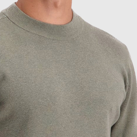 211219 60012 jorrit light army melange saint Steve trui crop2