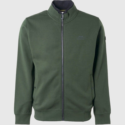 21180921 052 sweater full zipper no excess vest sweater dark green crop3