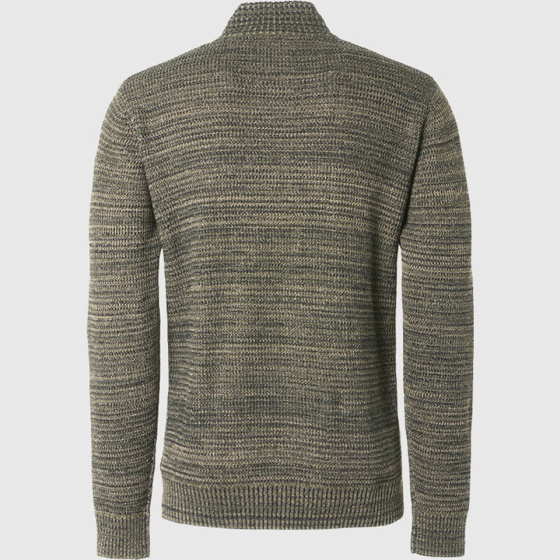 21230933 052 pullover half zipper coloured jacquard no excess trui back crop2