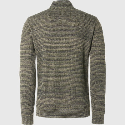21230933 052 pullover half zipper coloured jacquard no excess trui back crop2