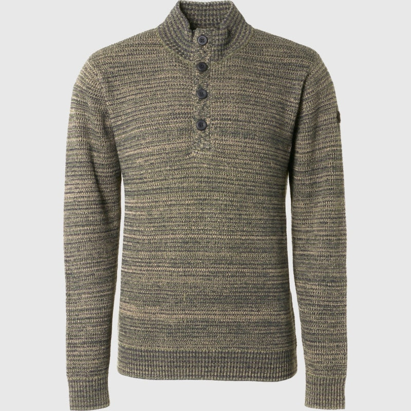 21230933 052 pullover half zipper coloured jacquard no excess trui back crop1