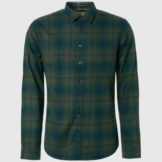 21430929sn 052 shirt check no excess dark green crop3