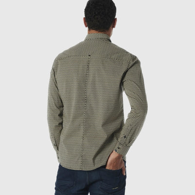 21430962 053 shirt stretch allover printed no excess army back