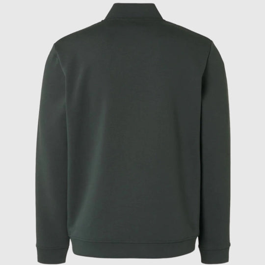 23100106sn-124 sweater full zipper melange no excess vest sweater crop4