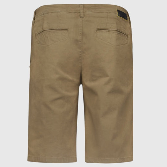 No Excess Short Chino Garment Dyed Twill Stretch Kortebroeken