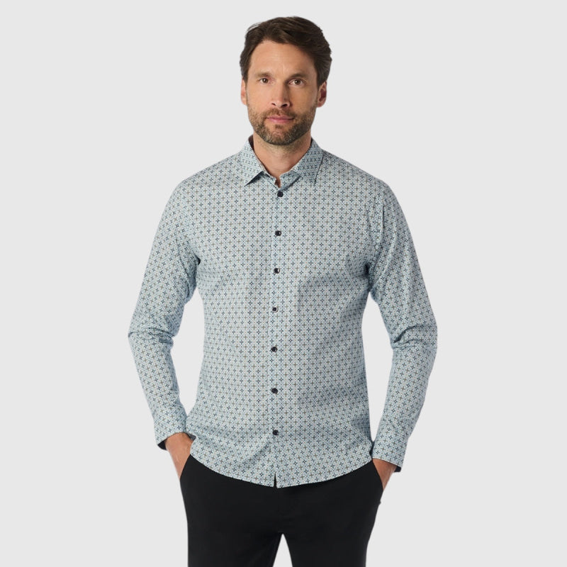 25450732-130 No Excess Stylish Shirt with All-Over Pattern