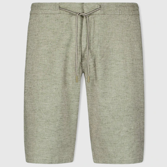 278190311-186 No Excess Short With Linen Melange Dark Moss