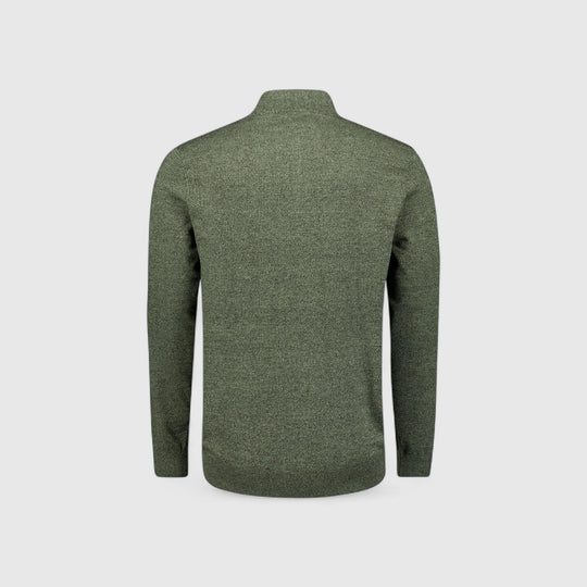 No Excess Pullover Half Zipper 2 Coloured Melange