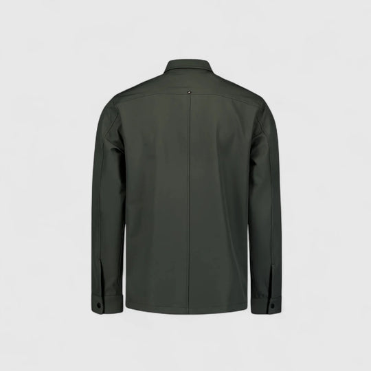 29510804-124 No Excess Overshirt Sedoc Travel Dark Steel