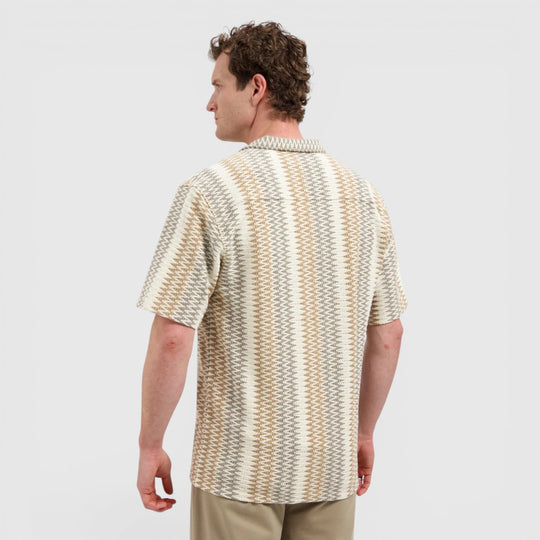 31490305-013 No Excess Overhemd Korte Mouw Jacquard Kit