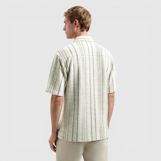 31490306-045 No Excess overhemd jacquard met strepen Desert