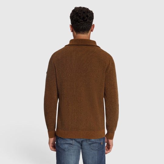 No Excess Trui Half-Zip Chenille