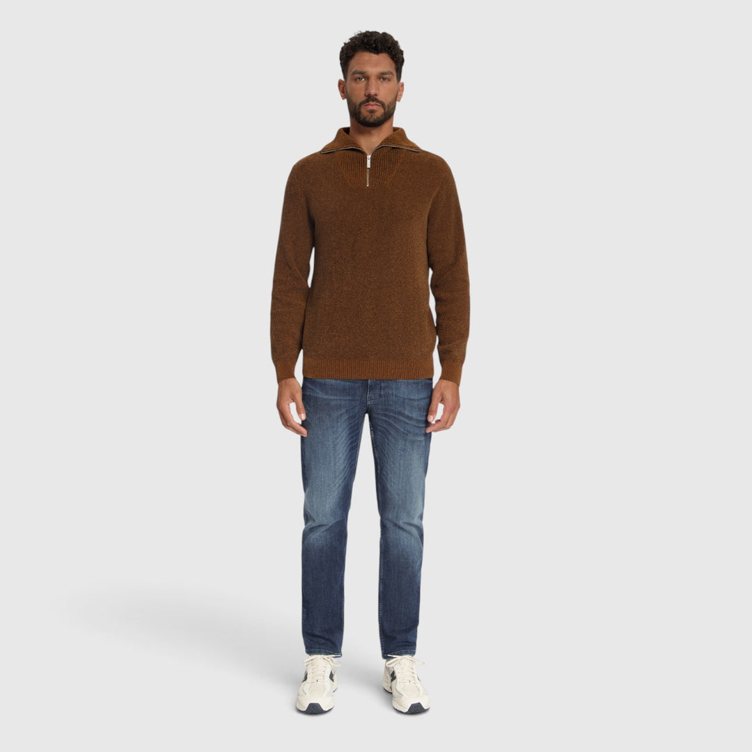 No Excess Trui Half-Zip Chenille