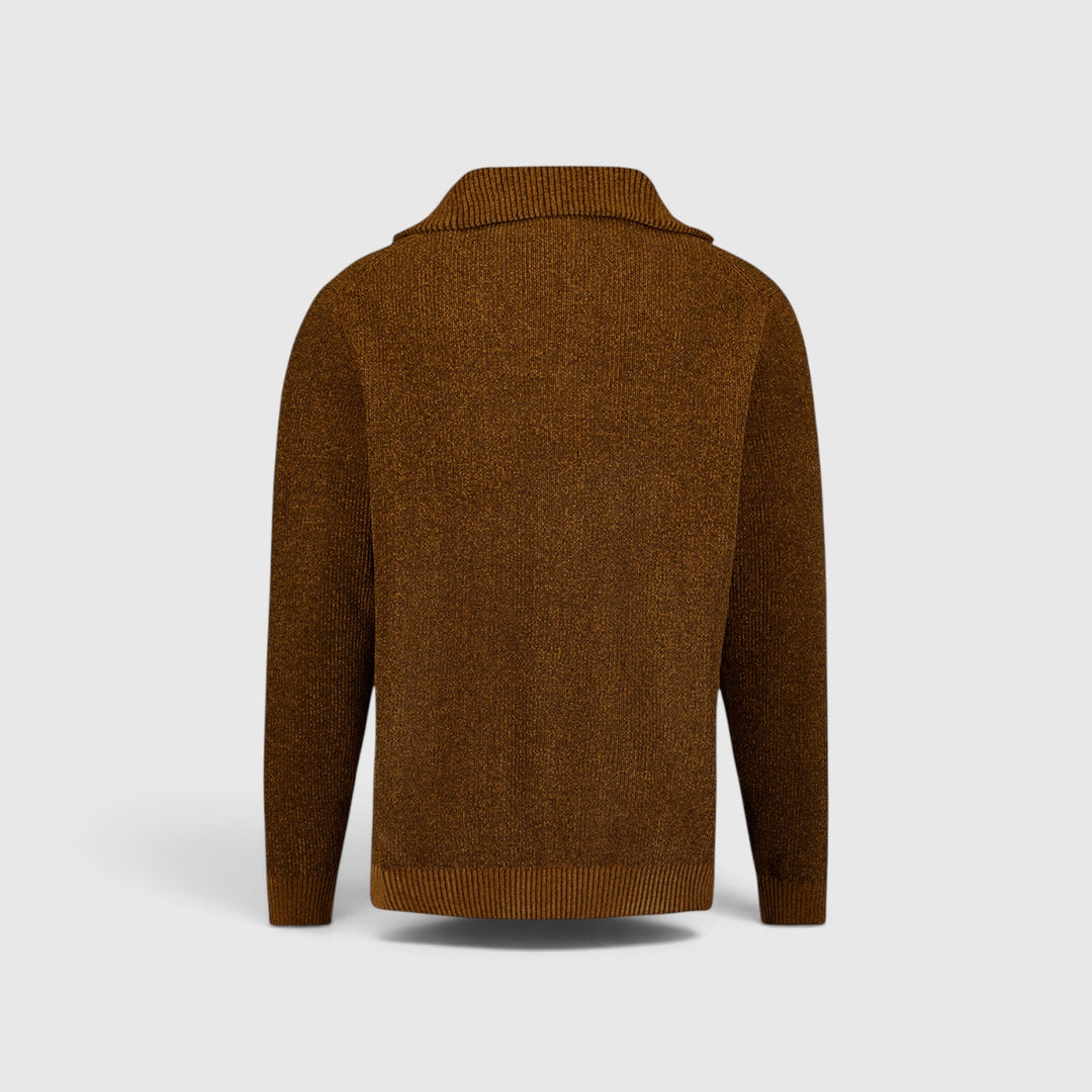No Excess Trui Half-Zip Chenille