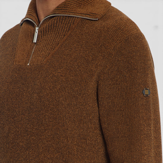 No Excess Trui Half-Zip Chenille