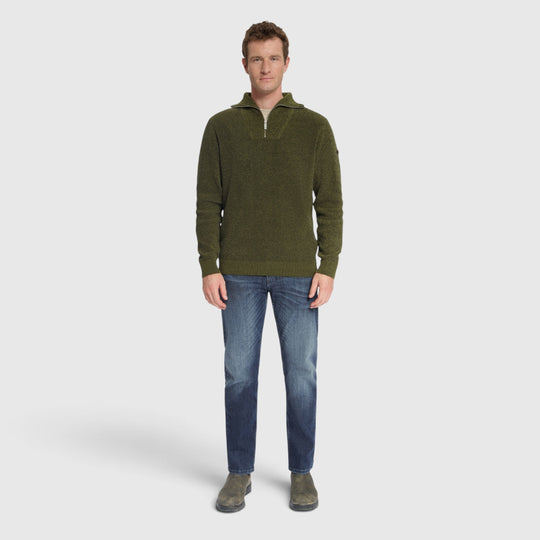 No Excess Trui Half-Zip Chenille