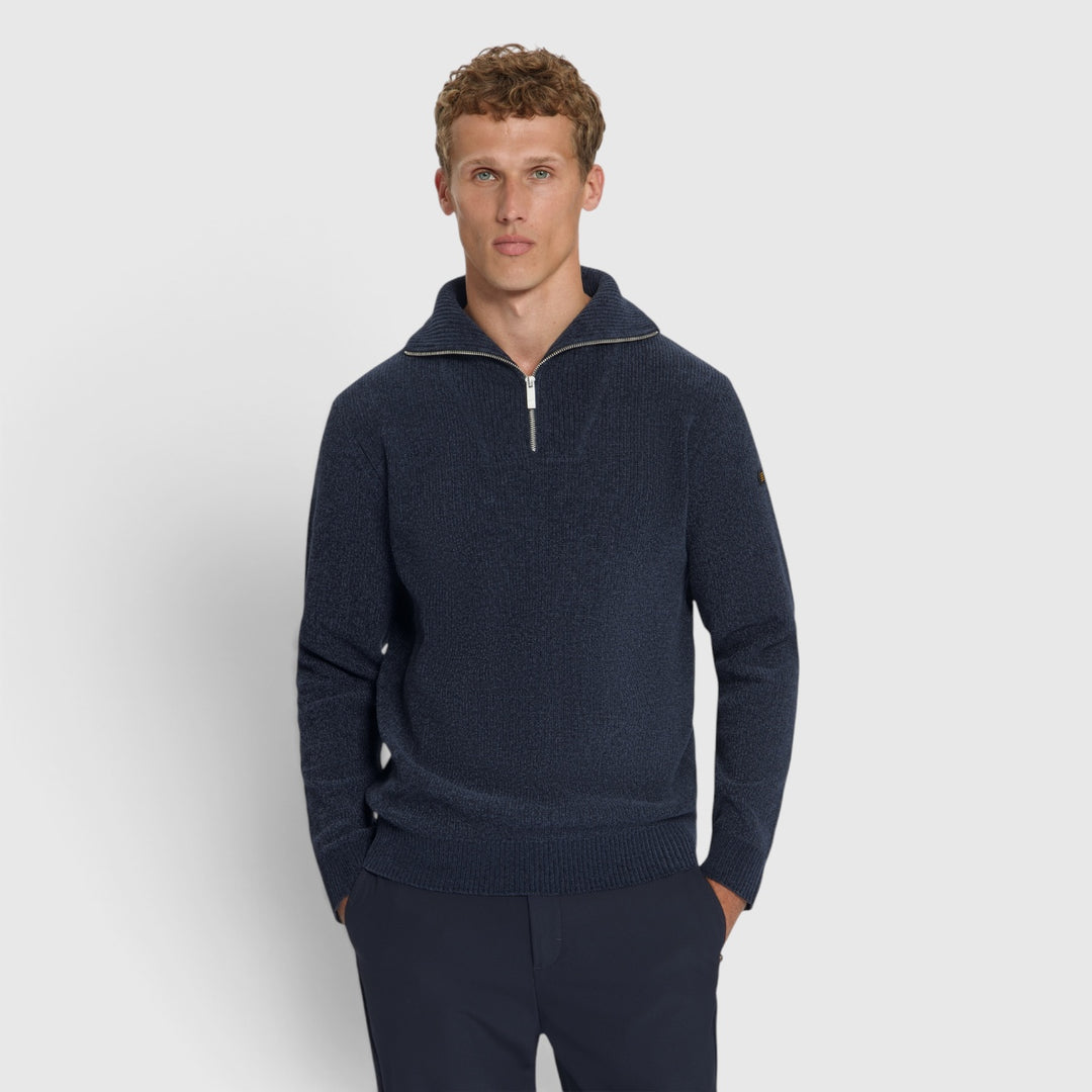 No Excess Trui Half-Zip Chenille
