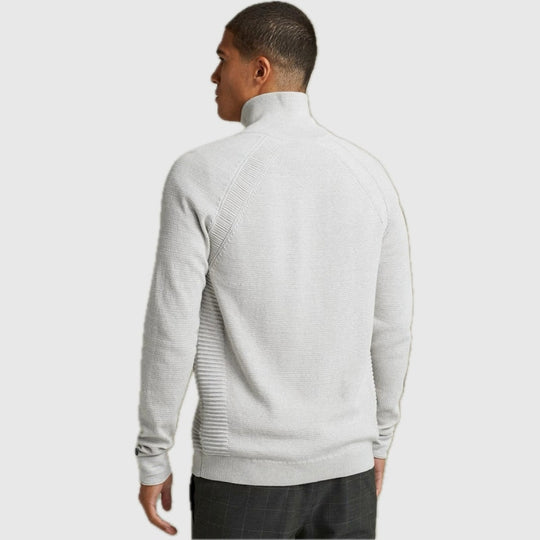 ckc2311390 7014 zip jacket cotton plated zip jacket cast iron trui back