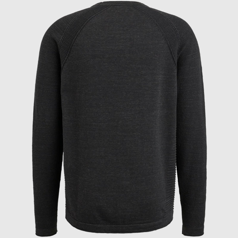 ckw2309321 9067 crewneck cotton heather plated cast iron trui back
