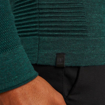ckw2309327 6085 collar cotton heather plated half zip cast iron trui crop5