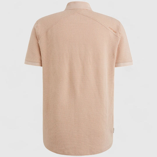 CPSS2504889-7106 Cast Iron Polo Two Tone Waffle Cream Tan