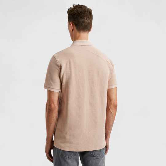 CPSS2504889-7106 Cast Iron Polo Two Tone Waffle Cream Tan