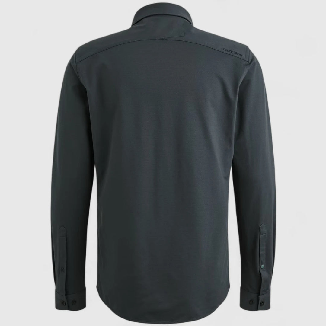 CSI00940-5442 Cast iron Shirt Twill Jersey 2 Tone Sea Storm / Blauw