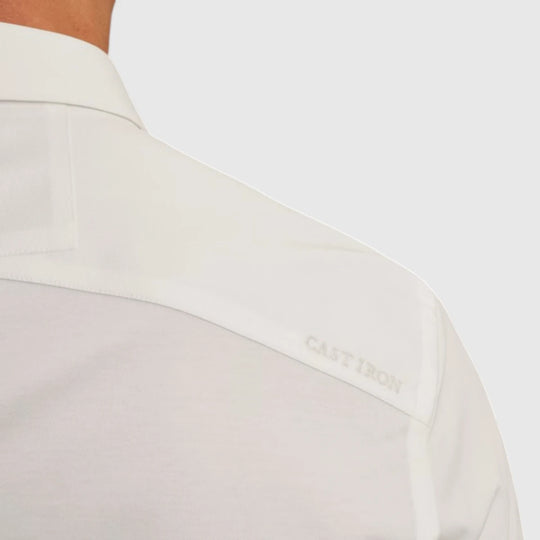 CSI00940-7002 Cast iron Shirt Twill Jersey 2 Tone Snow White
