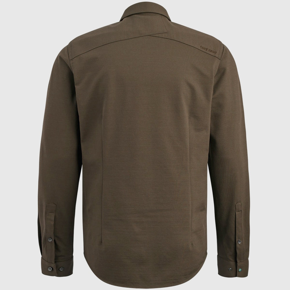 Cast iron Long Sleeve Shirt Twill Jersey 2 Tone