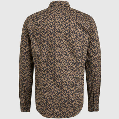 csi2309228 8076 shirt print on poplin stretch cast iron overhemd back