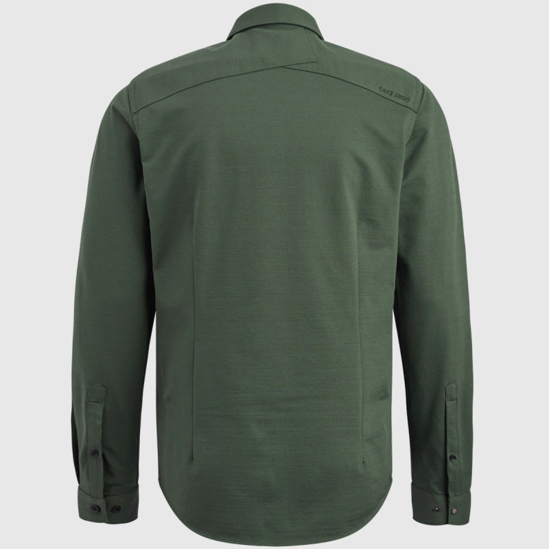 Cast iron Long Sleeve Shirt Twill Jersey 2 Tone