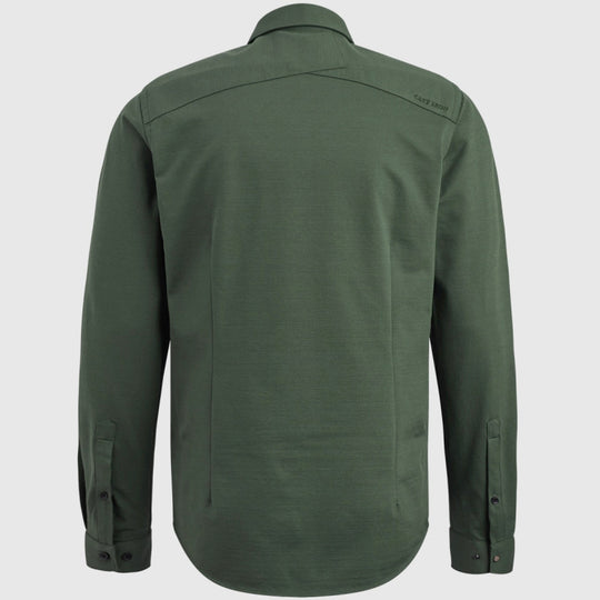 Cast iron Long Sleeve Shirt Twill Jersey 2 Tone