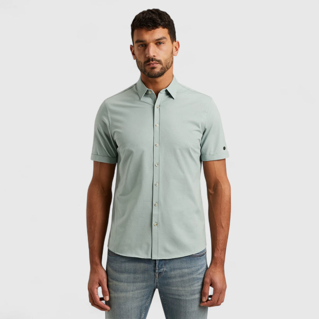 CSIS2504270-5225 Cast Iron Shirt Twill Jersey 2 Tone Slate