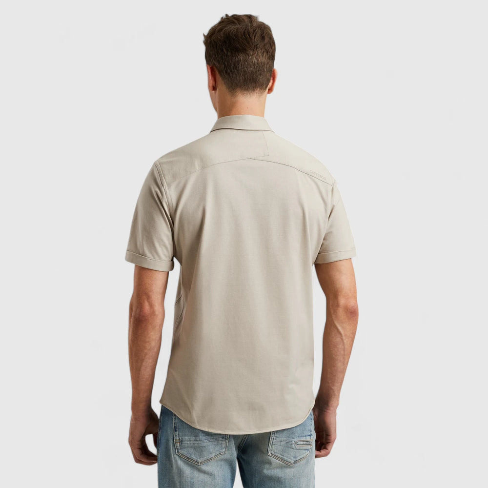 CSIS2504270-7014 Cast Iron Shirt Twill Jersey 2 Tone Silver Birch