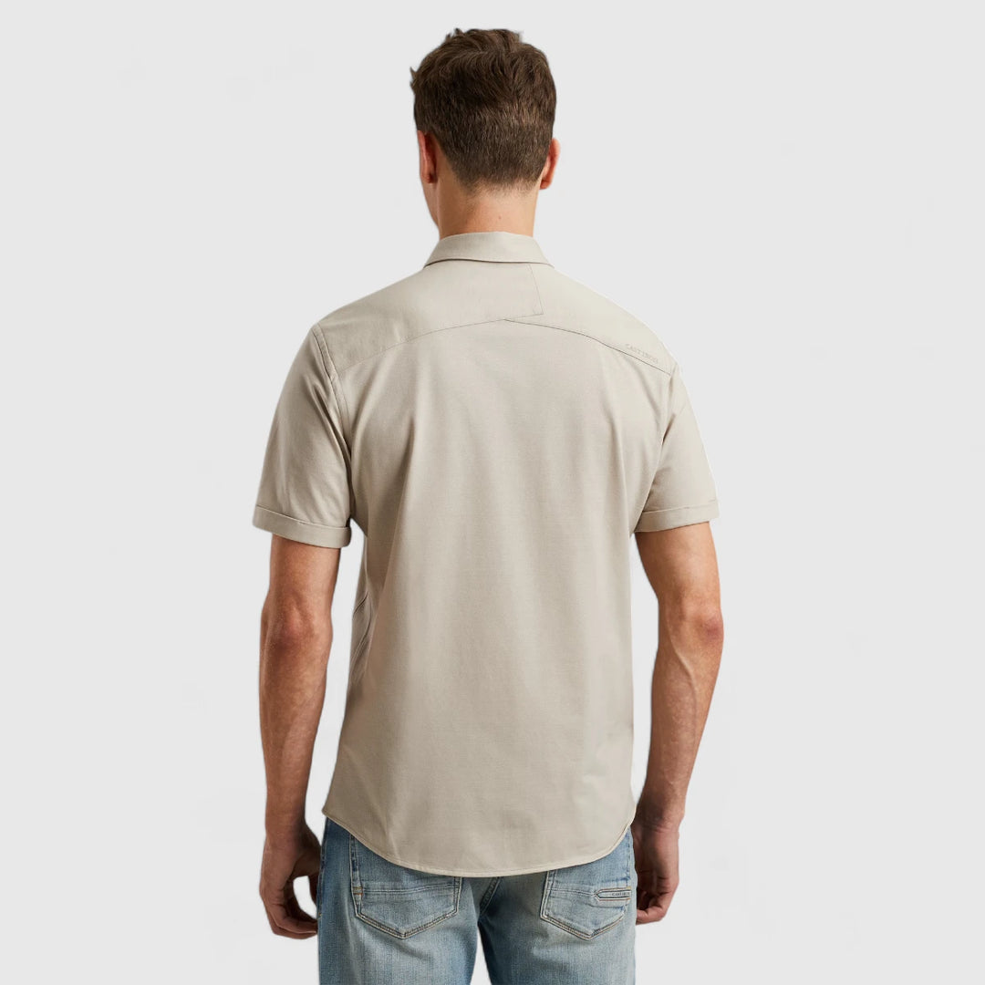 CSIS2504270-7014 Cast Iron Shirt Twill Jersey 2 Tone Silver Birch