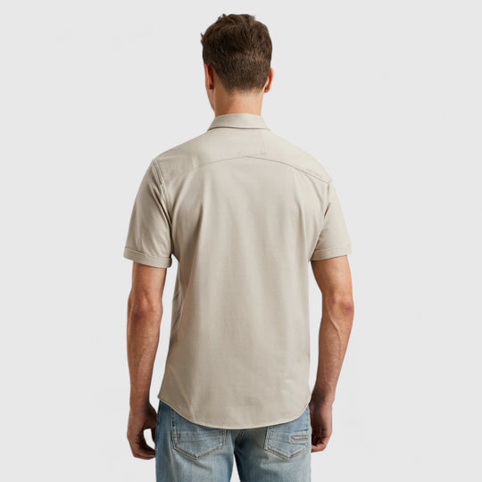 CSIS2504270-7014 Cast Iron Shirt Twill Jersey 2 Tone Silver Birch