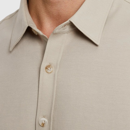CSIS2504270-7014 Cast Iron Shirt Twill Jersey 2 Tone Silver Birch