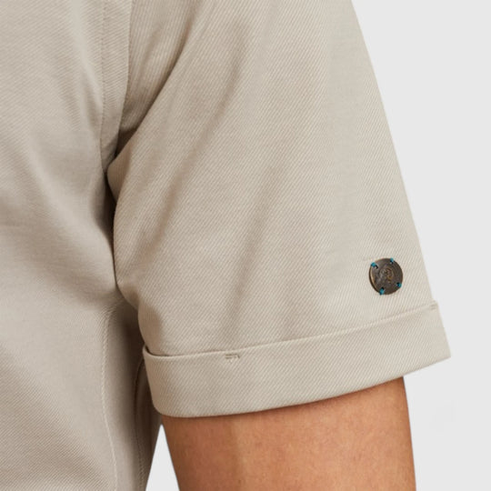 CSIS2504270-7014 Cast Iron Shirt Twill Jersey 2 Tone Silver Birch