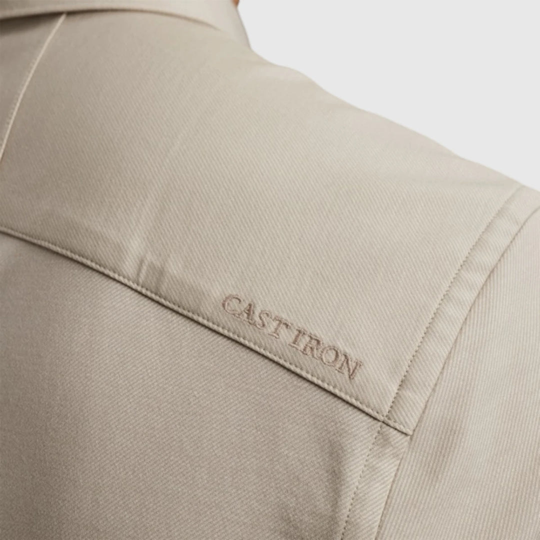 CSIS2504270-7014 Cast Iron Shirt Twill Jersey 2 Tone Silver Birch