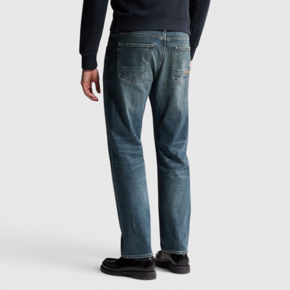 CTR750-BGS Cast Iron Steeper Relaxed Fit Jeans Blue Greencast Shade Blauw