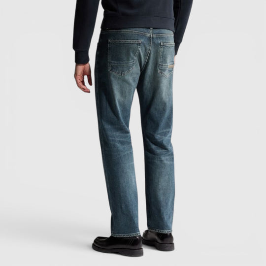 CTR750-BGS Cast Iron Steeper Relaxed Fit Jeans Blue Greencast Shade Blauw