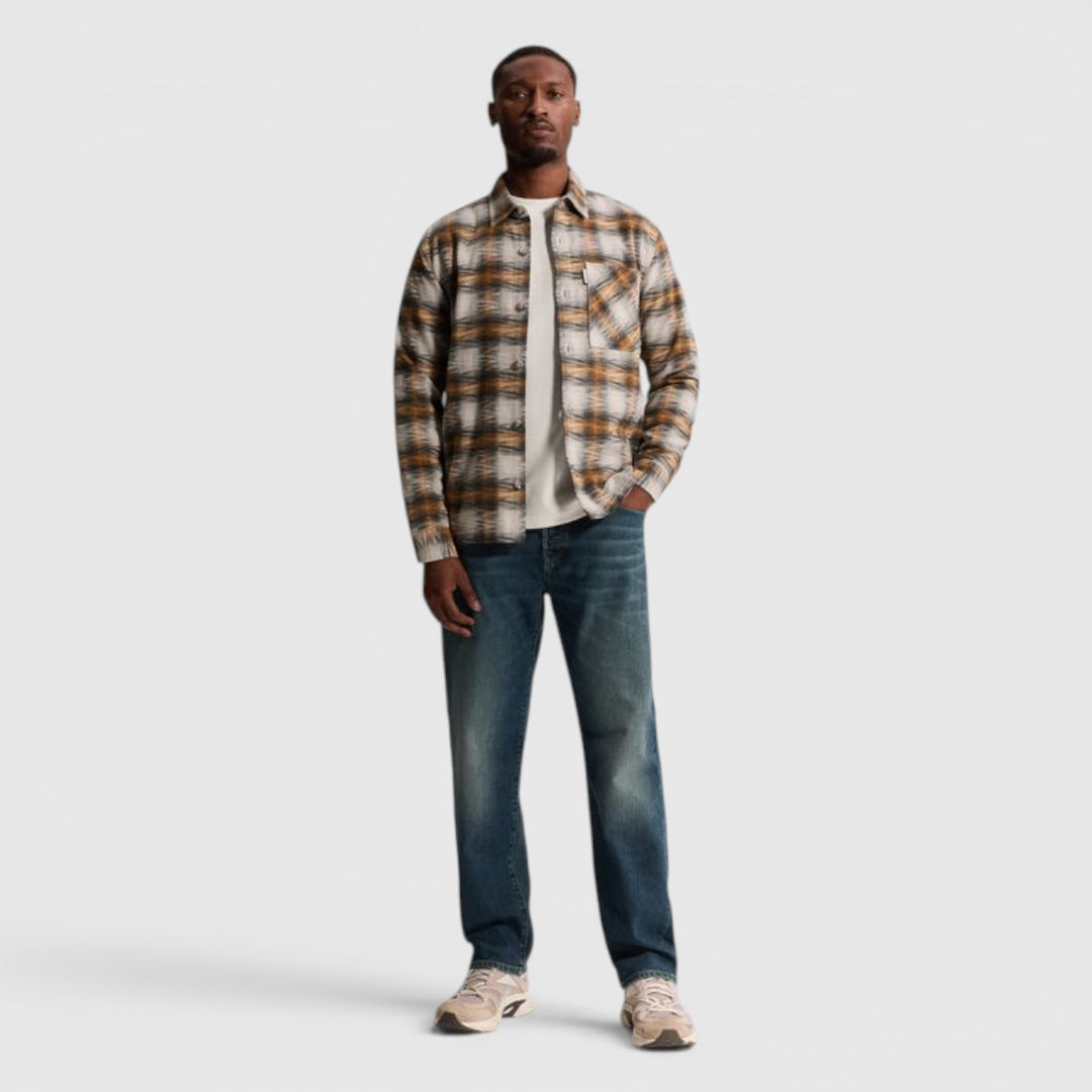 CTR750-BGS Cast Iron Steeper Relaxed Fit Jeans Blue Greencast Shade Blauw