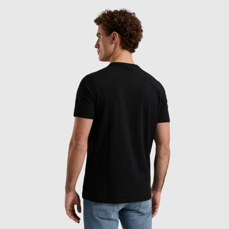 ctss2402550-999 round neck organic cotton slub cast iron t-shirt back