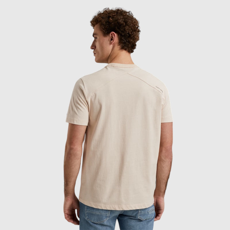 ctss2403560-7176 round neck regular fit heavy cotton cast iron t-shirt back