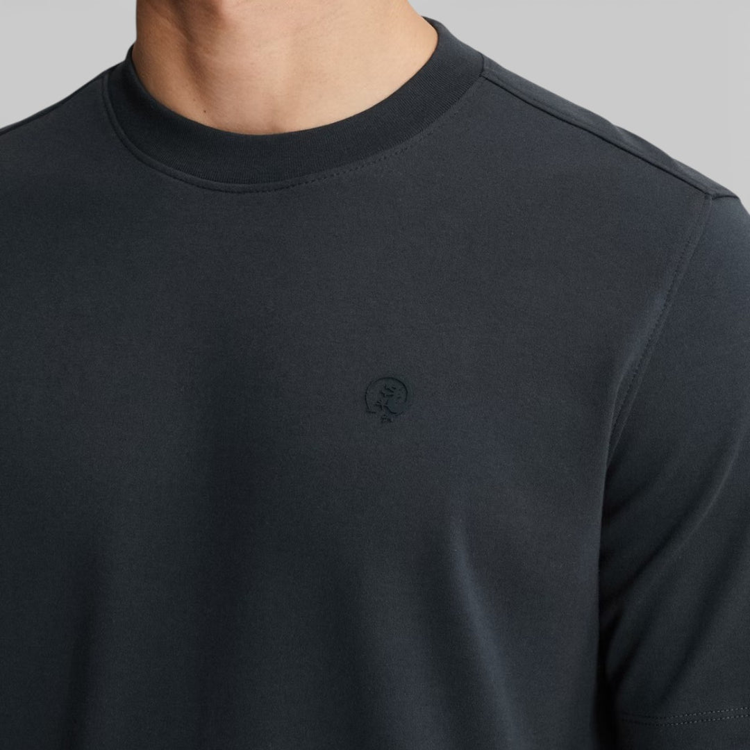 CTSS650001-5442 Cast Iron Crewneck Regular Fit Interlock Sea Storm / Blauw