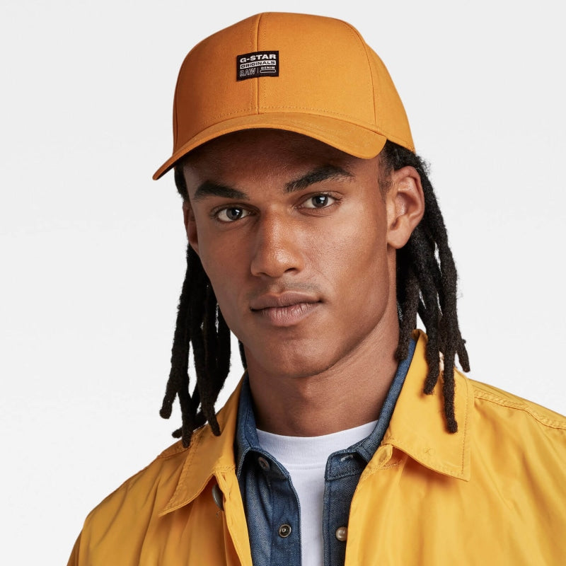 d03219-c693-1213 originals baseball cap g-star cap dull yellow crop