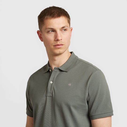 D11595-5864-722 G-Star Dunda slim polo Orphus / Groen