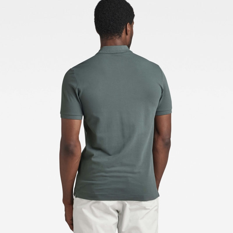 d11595 5864 996 dunda slim polo g-star polo graphite back